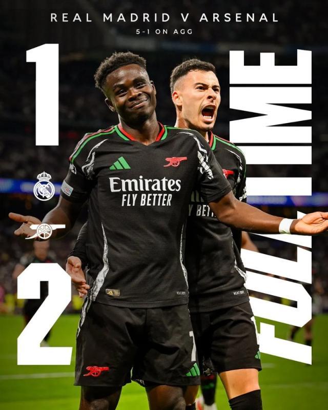 开云网页版-【欧冠】萨卡马丁内利破门,阿森纳总分5比1双杀皇马