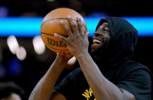 开云网页版-格林首次参加勇士队内训练 预计在四周内完成复出